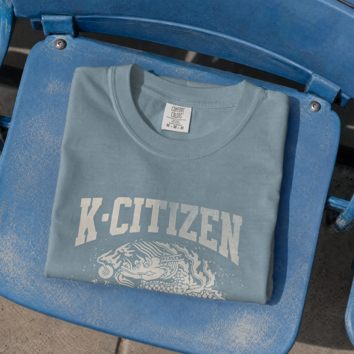 Royal Dragon Tee (Ice Blue)