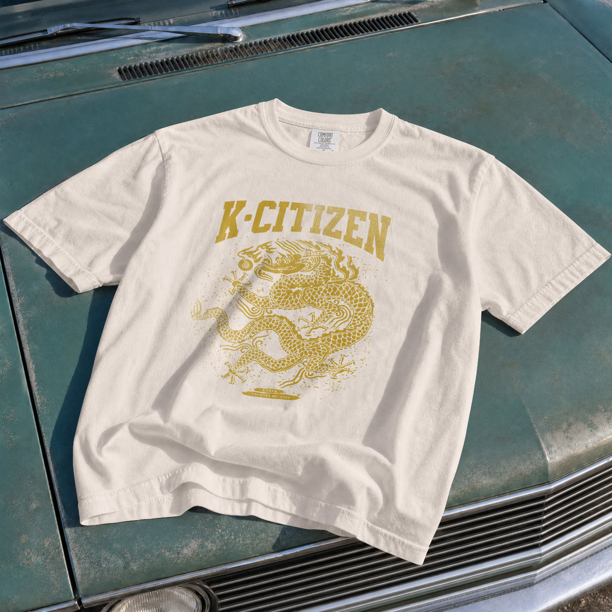 Royal Dragon Tee (Ivory)
