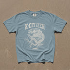 Royal Dragon Tee (Ice Blue)