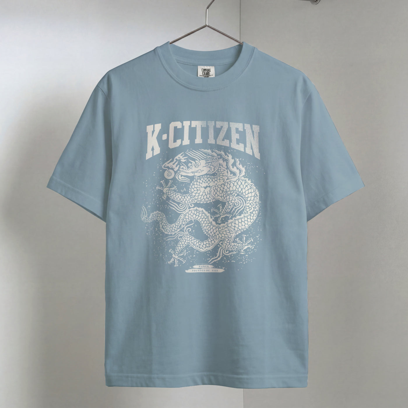 Royal Dragon Tee (Ice Blue)