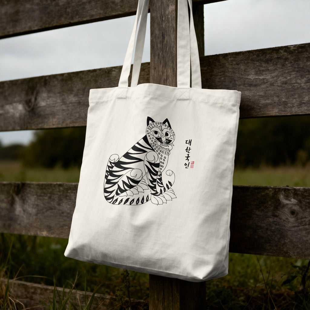 Tiger (호랑이) Tote Bag - Natural
