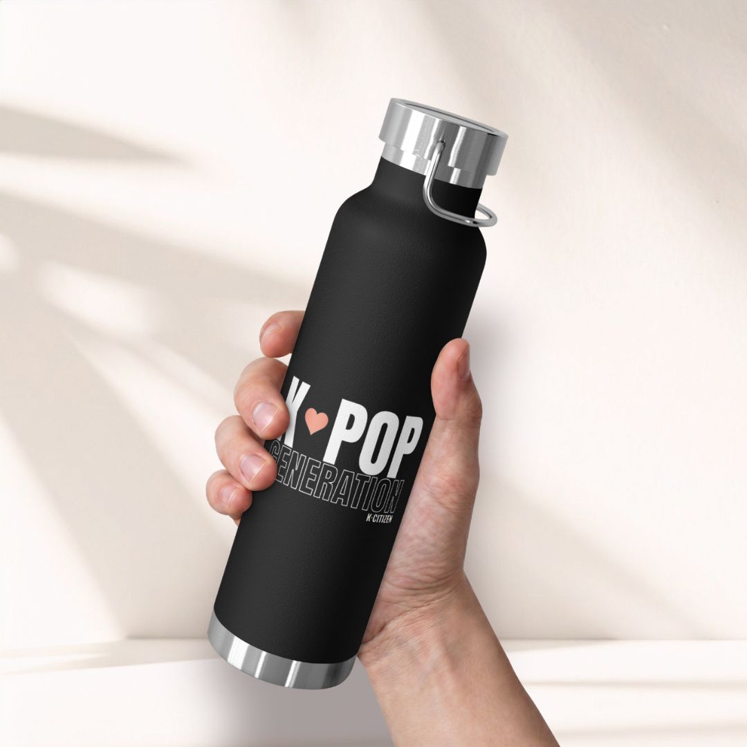 K-POP Generation Insulted Water Bottle - Black