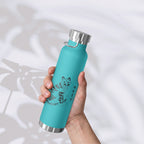 Folk Tiger (민화 호랑이) Insulted Water Bottle - Green