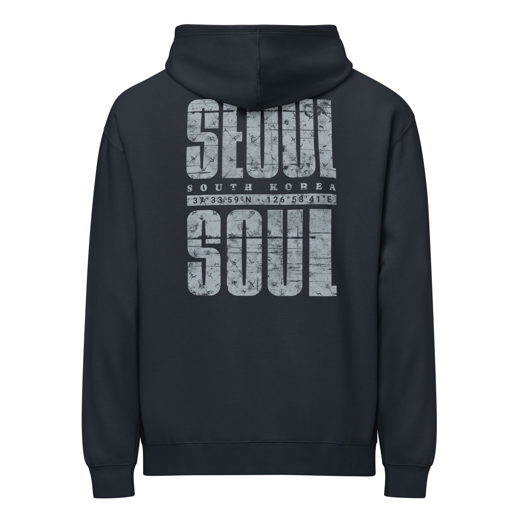 Seoul Soul' Urban Traveler Hoodie (Dark Navy) – K-Citizen